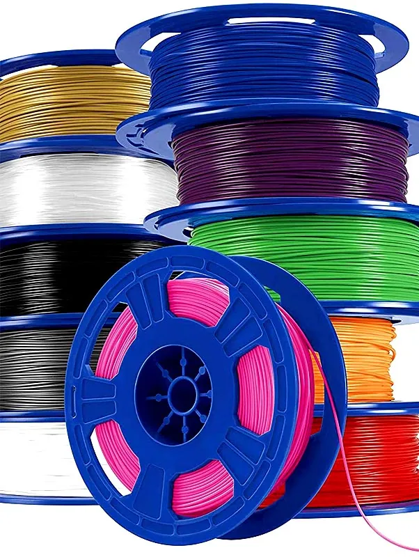 Tisková struna pro 3D tisk navinutá na plastovou cívku